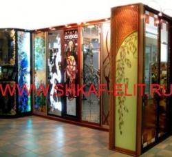 Шкафы купе с витражами Шкафы купе с витражами
