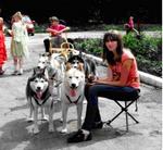 Катание на хаски. Катание на хаски.