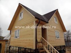 Дома из бруса. Строительство домов из бруса в Московской области